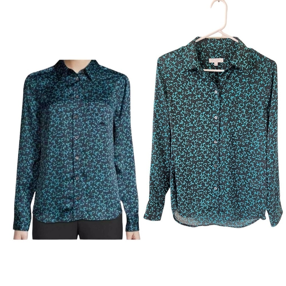 Equipment Brett Floral Print Button Down NEW